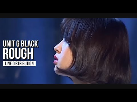 [THE UNIT] UNIT G (BLACK TEAM) - Rough Line Distribution (Color Coded)