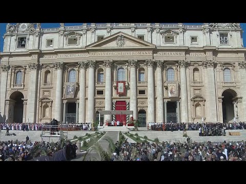 Sveta Misa iz Vatikana: Cvjetnica - Nedjelja muke Gospodnje