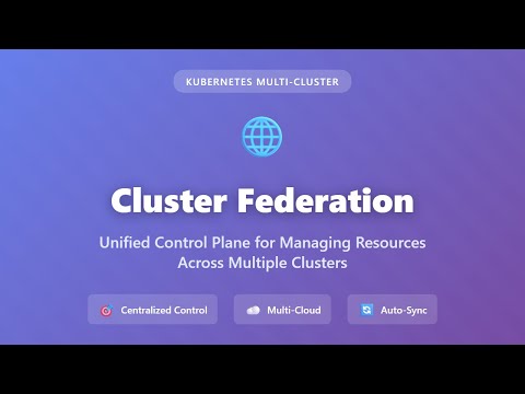 Kubernetes Cluster Federation: Unified Control Plane for Multi-Cluster Management