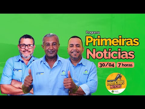 Primeiras Notícias 30/04/2024 | Diamantina FM | Ao Vivo! 🎙️ #DiamantinaFM95 #Itaberaba