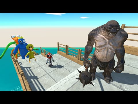 Cave Troll Deluxe Death Fall vs Rainbow Friends - ARBS