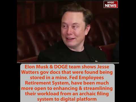 DOGE Discovers Government Retirement Files Stored in a Mine: 'A Sea of Filing Cabinets from the 1960s'; Musk: 'Dinosaurs Would Think This Is Old'