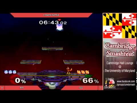 UMD Smashfest 1/31/14 - K9 vs SG Losers Semis