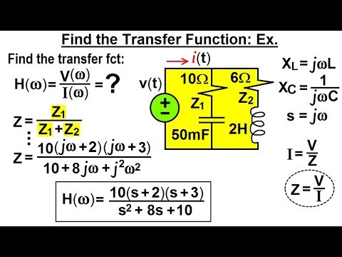 Electrical Engineering Ch 15 Frequency Response 1 of 56 What is a Transfer Function 1 of 3