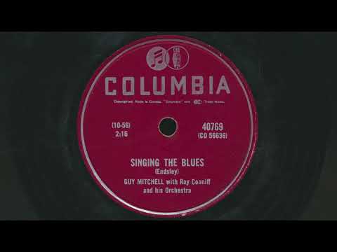 1956 GUY MITCHELL Singing The Blues (1956) - 78 RPM Record