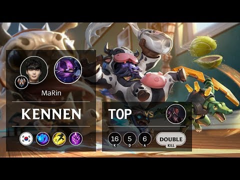 Kennen Top vs Lucian - KR Challenger Patch 9.24
