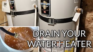 How to Drain your Hot Water Heater & Remove Sediment