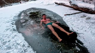 ENTREI NA AGUA MAIS GELADA DA MINHA VIDA