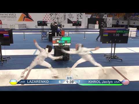 Cairo Worlds 2021 JWE - L32 - Lazarenko UKR v Khrol USA