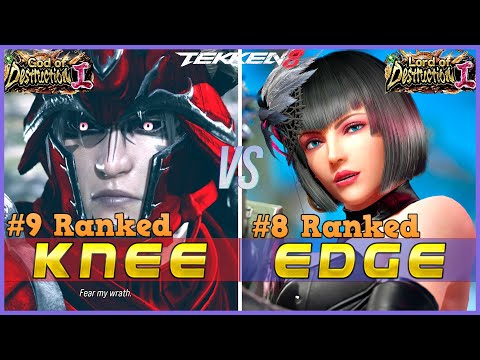 T8 ▰ KNEE (#9 Ranked Devil Jin) Vs EDGE (#8 Ranked Anna) ▰ Tekken 8 High Level Gameplay
