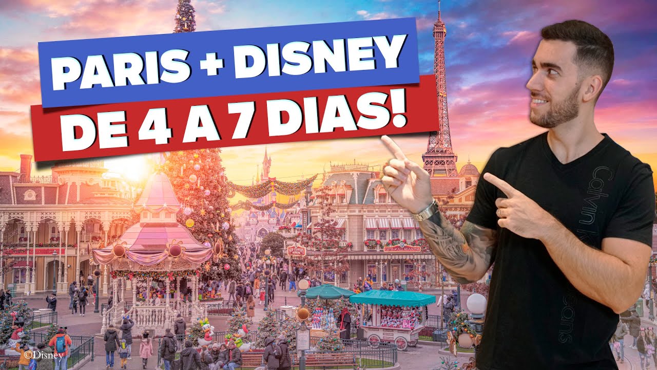 Roteiro perfeito por PARIS incluindo a DISNEY! De 4 a 7 dias!