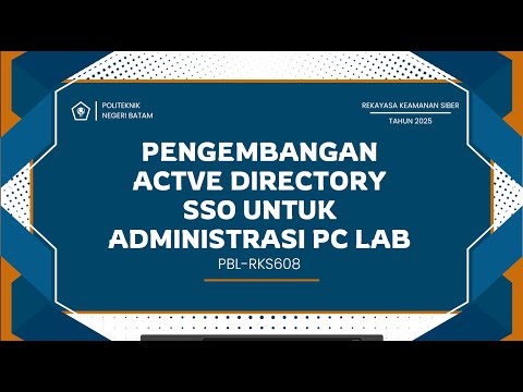 Pengembangan Active Directory SSO untuk Administrasi PC Lab 