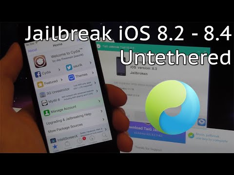 How to Jailbreak iOS 8.4/8.3/8.2/8.1.3 Using Taig (Untethered) iPhone, iPod touch & iPad Video