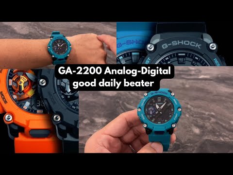GA-2200 Review - new analog-digital daily watch