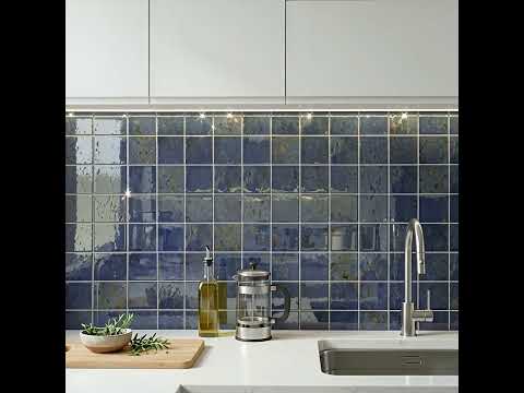 Carrelage mur Brique bleu 15x15 cm