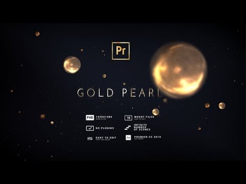 Premiere Pro Template: Awards Titles + Free Font