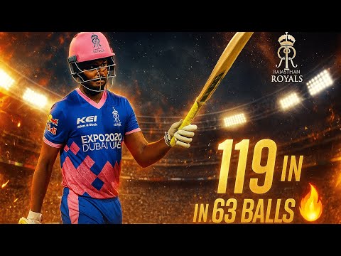 Sanju Samson's Epic Century 💯 | 119(63) vs PBKS | #trending