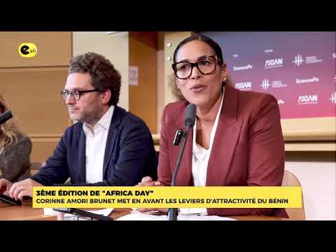 3ème édition de "AFRICA DAY " : Corine Amori BRUNET met en avant les leviers d'attractivité du Bénin