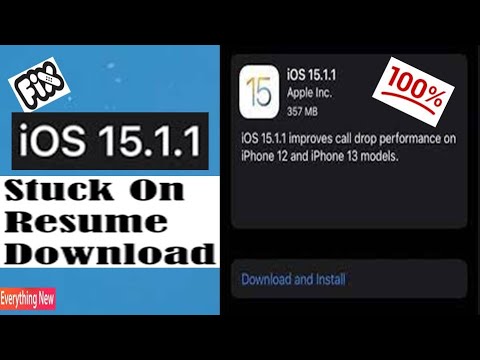 NEW iOS 15.1.1 Software Update not showing  FIXED