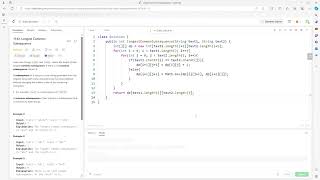 LeetCode 1143 | Longest Common Subsequence | Java