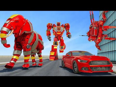 Spider Tank Robot Car Game: Futuristic Robot Transform War - Android Gameplay