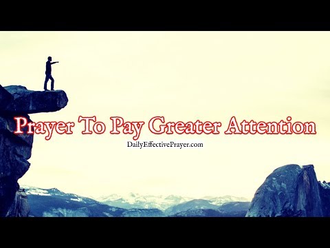 Prayer To Pay Greater Attention To The Holy Spirit's Guidance Video