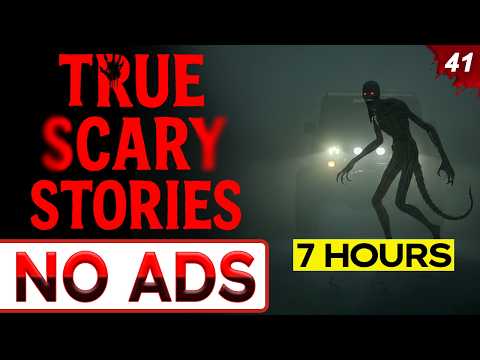 🔴 NO ADS 🔴 7 HOURS of TRUE Scary Stories for Sleep | Rain Sounds | Ep. 41