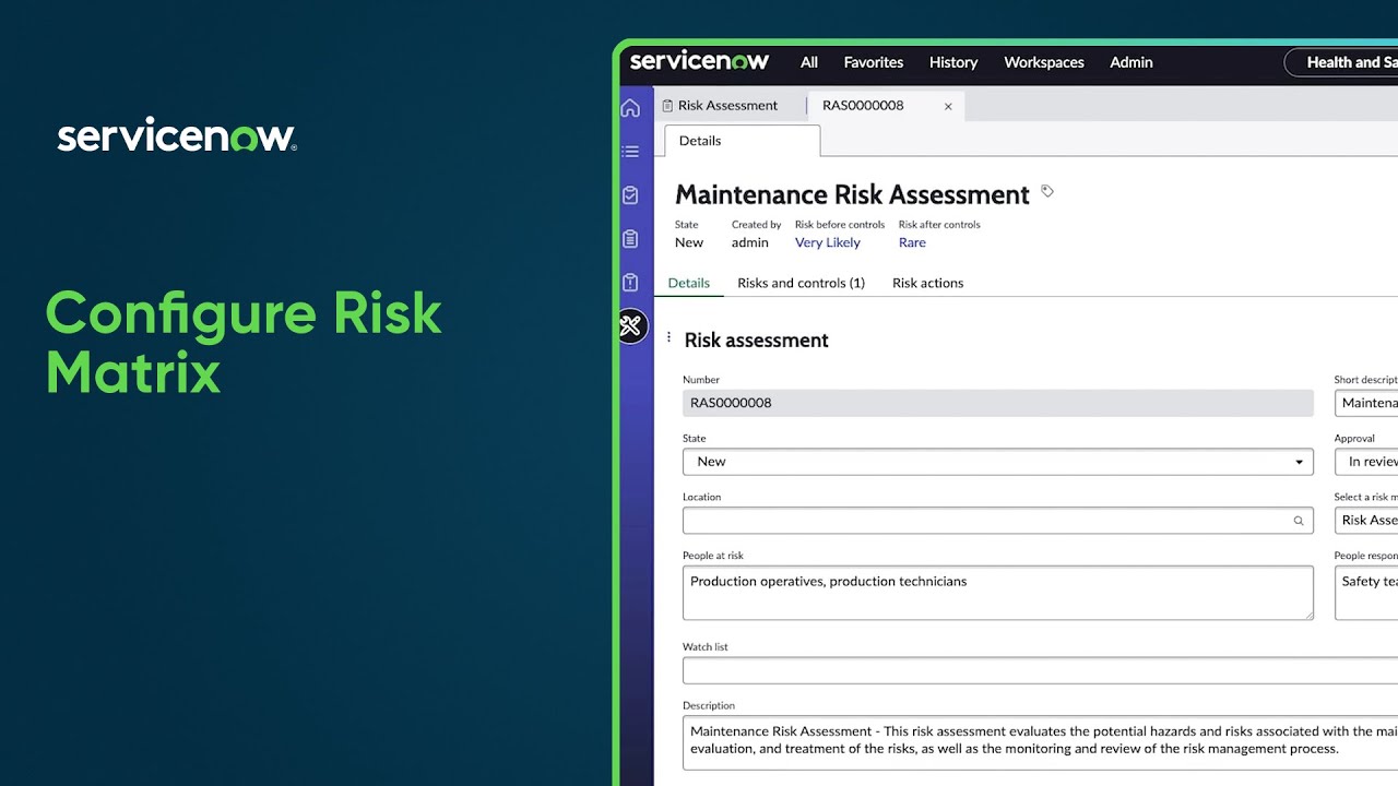 Configure Risk Matrix
