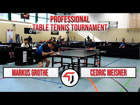 TomorrowTT PRO tournament - Markus Grothe vs Cedric Meisner - Group 1.