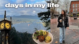 a wholesome vlog | visiting vancouver, social media break & lots of food