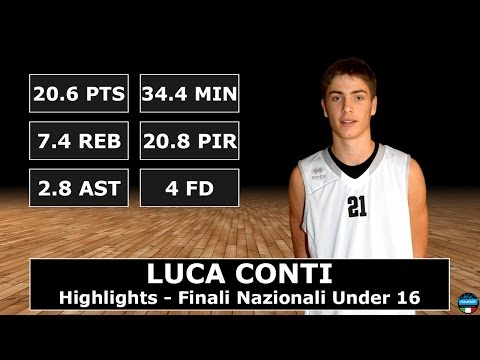 Luca Conti - Highlights - Finali Nazionali U16 Eccellenza 2016