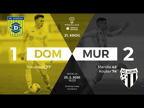 21.krog: Domžale - Mura 1:2 ; Prva liga Telekom Slovenije 2019/2020