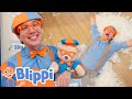 Blippi Builds The Silliest Fuzziest Surprise Build A Bear Blippi Challenges And Games For Kids