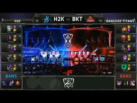 H2K vs BKT Highlights - H2K GAMING vs BANGKOK TITANS - S5 WORLDS 2015 GROUP STAGE