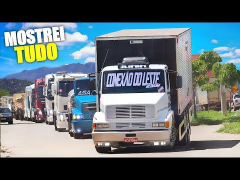 FUI CONVIDADO PARA O MAIOR ENCONTRO DE CAMINHÕES DA MINHA REGIÃO - BAGUNÇA TOTAL NA CIDADE!!!