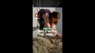 The backbreaking work of wrestling a sheep and clipping its wool is Emma Kendrick