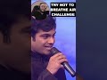 TRY NOT TO BREATHE CHALLENGE! Shankar Mahadevan जी का 'Breathless' Performance | India #shorts