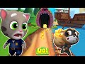 Talking Tom Gold Run Halloween Officer Tom S Epic Chase In Underwater Worlds Boss Fight