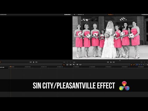 Sin City / Pleasantville Effect | DaVinci Resolve Tutorial
