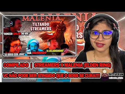 Reagindo a SMZINHO e STREAMERS X MALENIA (ELDEN RING)
