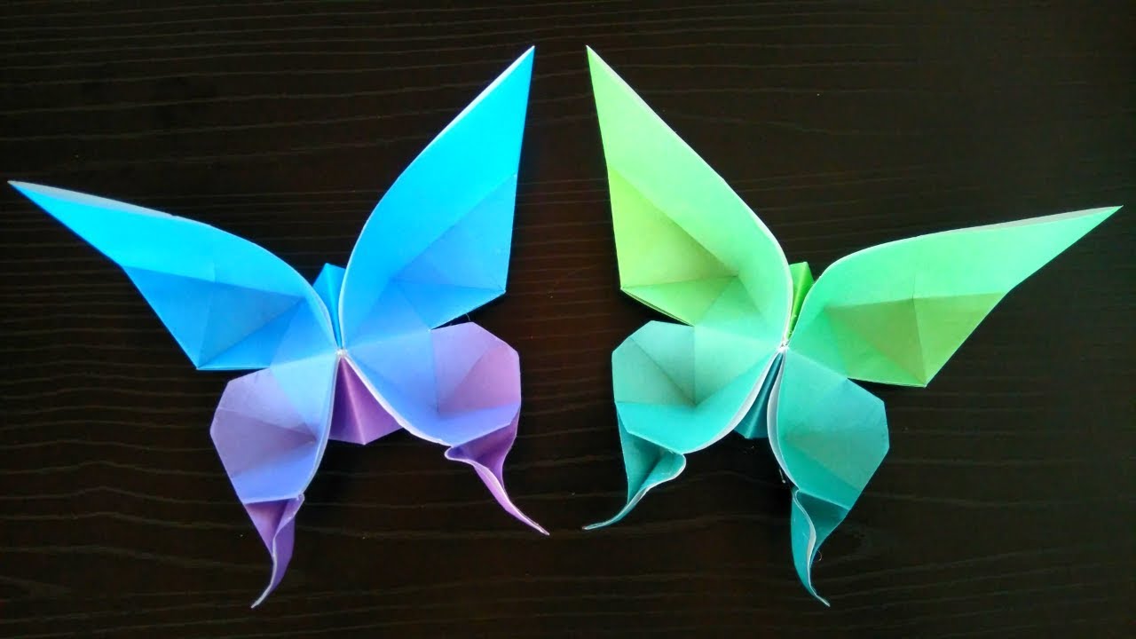 Origami Butterfly Step By Step Instructions Origami Butterfly