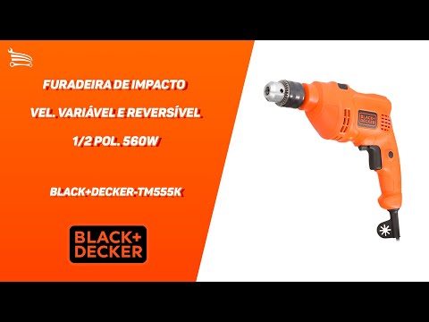 Furadeira de Impacto 1/2 Pol. 13mm 560W  com Maleta - Video