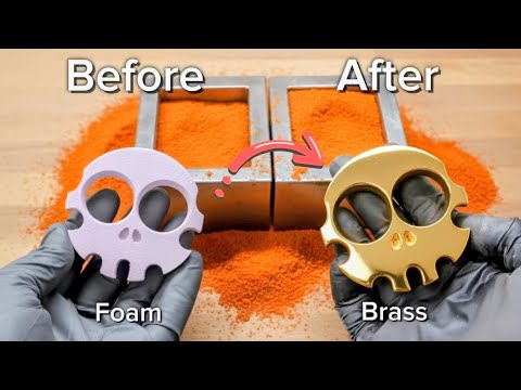 Casting Brass Knuckles at Home - The Art of Metal Casting