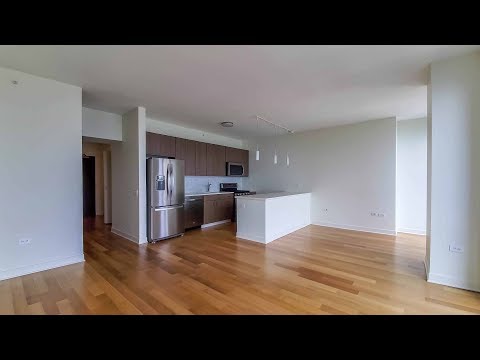 A penthouse-level one-bedroom at Streeterville's North Water apartments