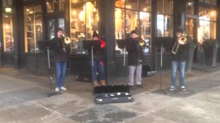 UNO Band Trombone Quartet Frosty the Snowman