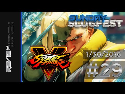 Sunday Slugfest #29 // Street Fighter V BETA // Nash - Online Ranked Matches - 1/30/16