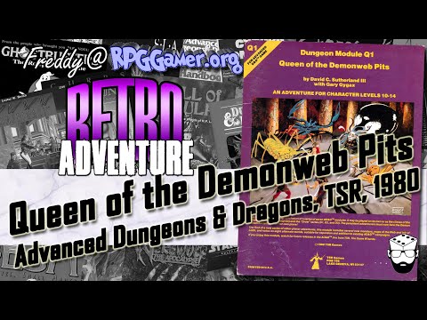 Queen of the Demonweb Pits: Dungeon Module Q1 (AD&D 1E, TSR , 1980) | Retro Adventure
