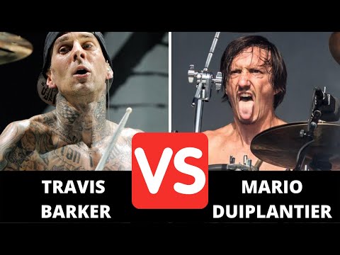 TRAVIS BARKER VS MARIO DUPLANTIER - chi è meglio? Drumbattle incredibile!!!!