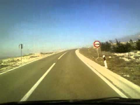 PAŠKI MOST - 25.02.2011 (ORKANSKA BURA)