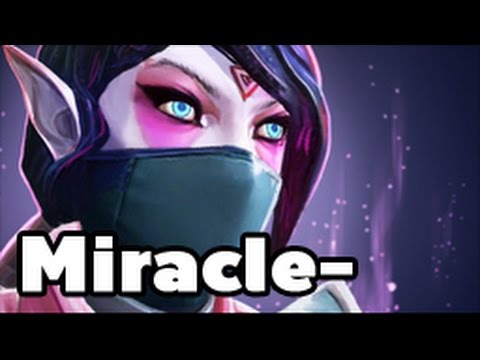Dota 2 - Miracle- 8100MMR Top 1 MMR World Plays Templar Assassin Ranked Match Gameplay